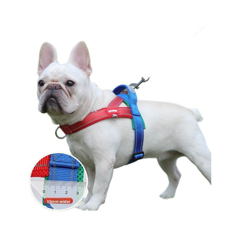 Reflective Adjustable Dog Harness with Leash Option