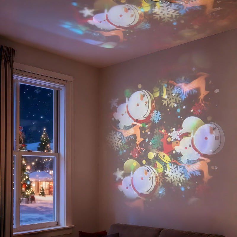 LED Holiday Projector Light with 16 Patterns
