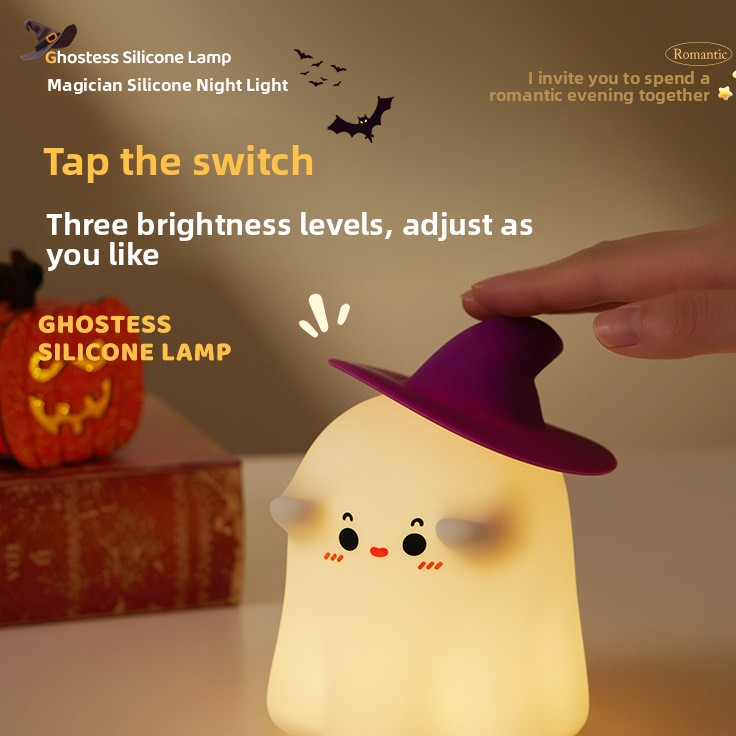 Cartoon Silicone Pumpkin Night Light