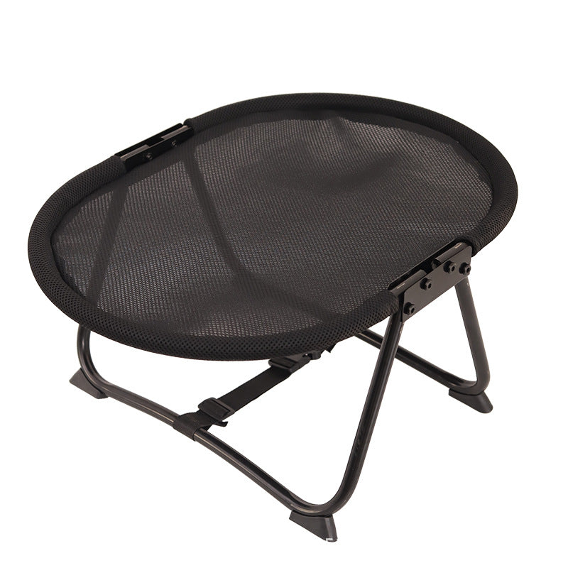 Off-the-Ground Breathable Folding Pet Bed for Small Dogs Cats