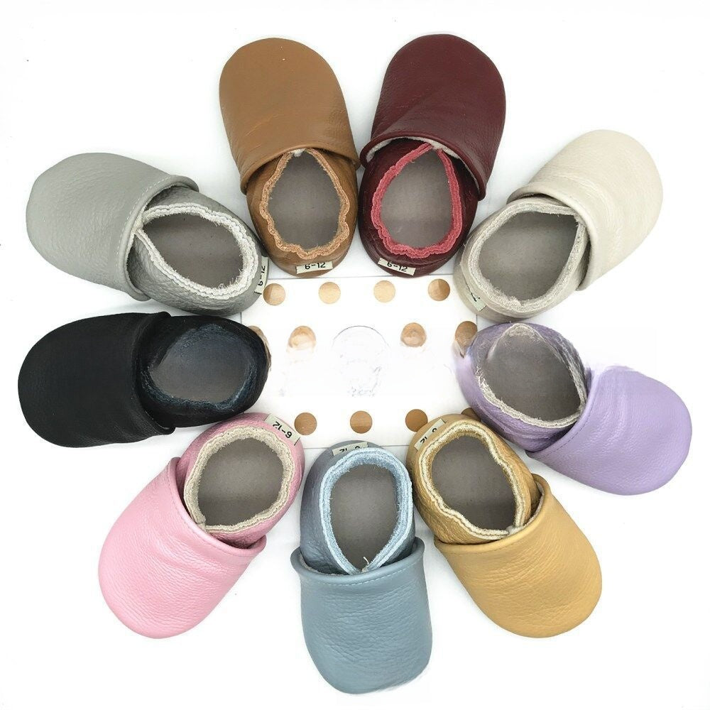 Soft Sole Baby Leather Walking Shoes