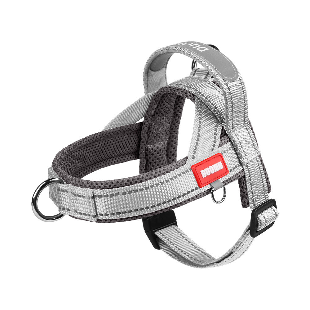 Reflective Adjustable Dog Harness with Leash Option