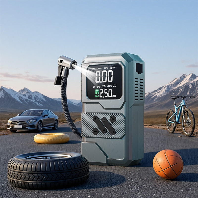 Multifunctional Portable Car Air Pump and Jump Starter