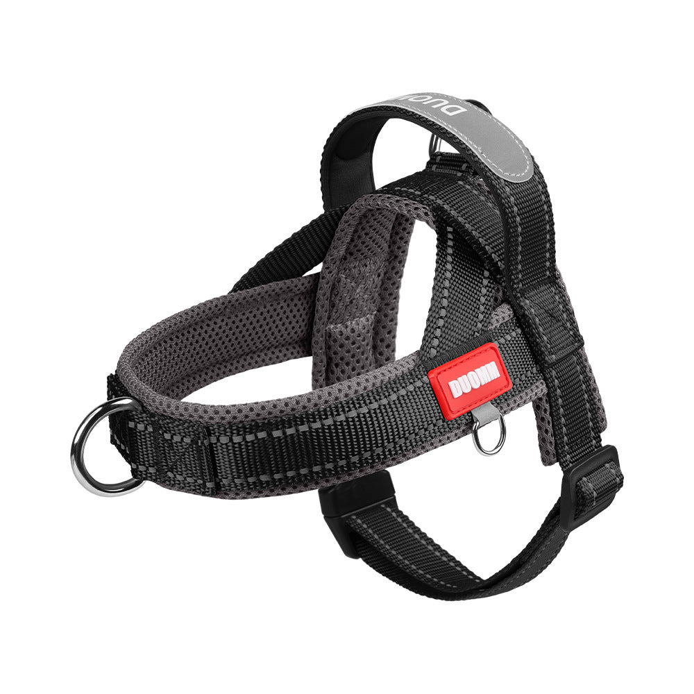 Reflective Adjustable Dog Harness with Leash Option