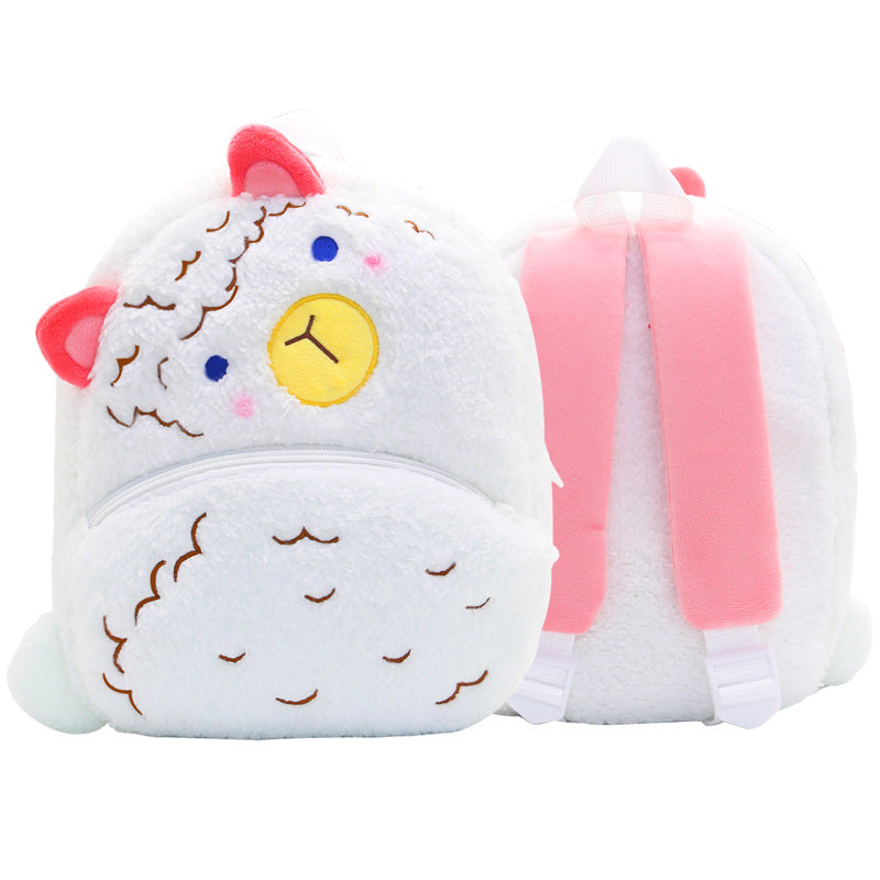 Cartoon Animal Plush Backpack for Kids