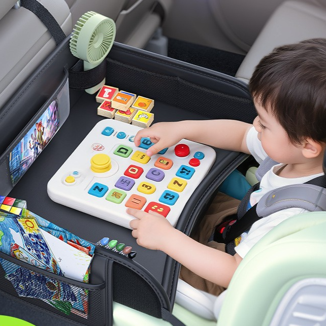 Car Backrest Storage Tray Organizer