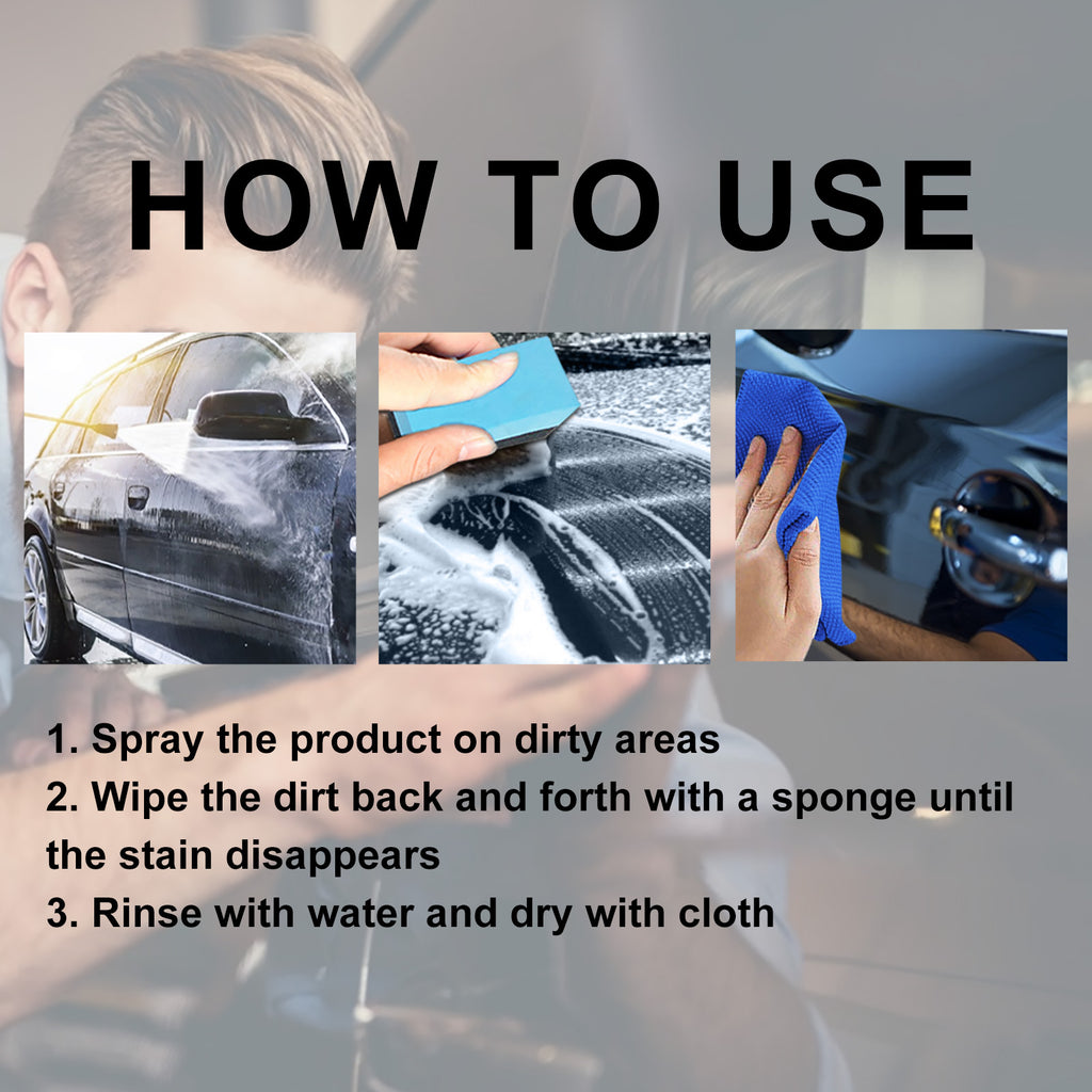 Concentrated Car Wash, Car Exterior Renovation Cleaning Decontamination Care And Maintenance Cleaning Agent