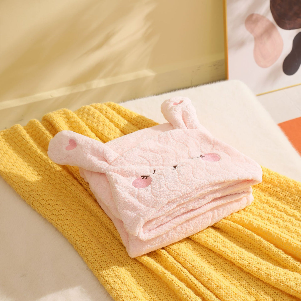 Baby Hooded Bathrobe Poncho