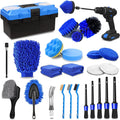 Electric Drill Cleaning Brush Set for Car and Household Surfaces