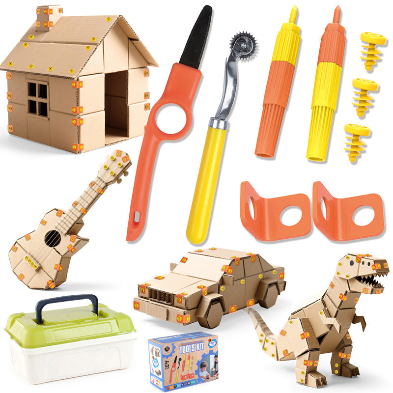 Children assembling nut disassembly and assembly