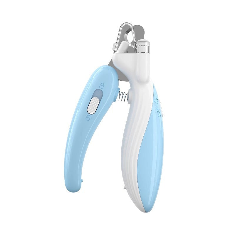 LED Pet Nail Clippers with Anti-Splash Design
