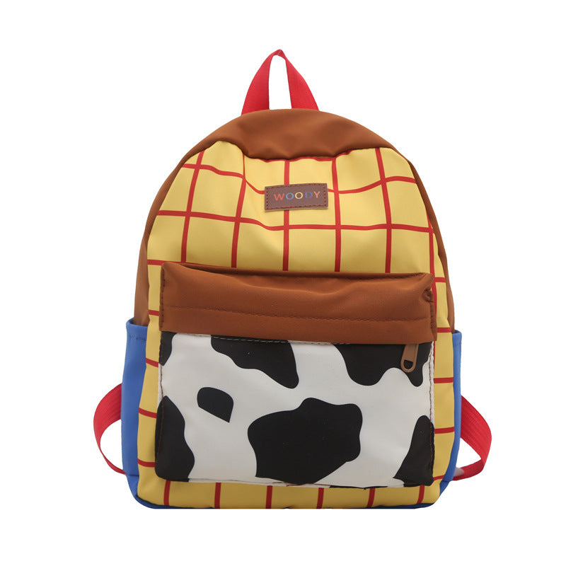 Lightweight Cartoon School Backpack for Kids