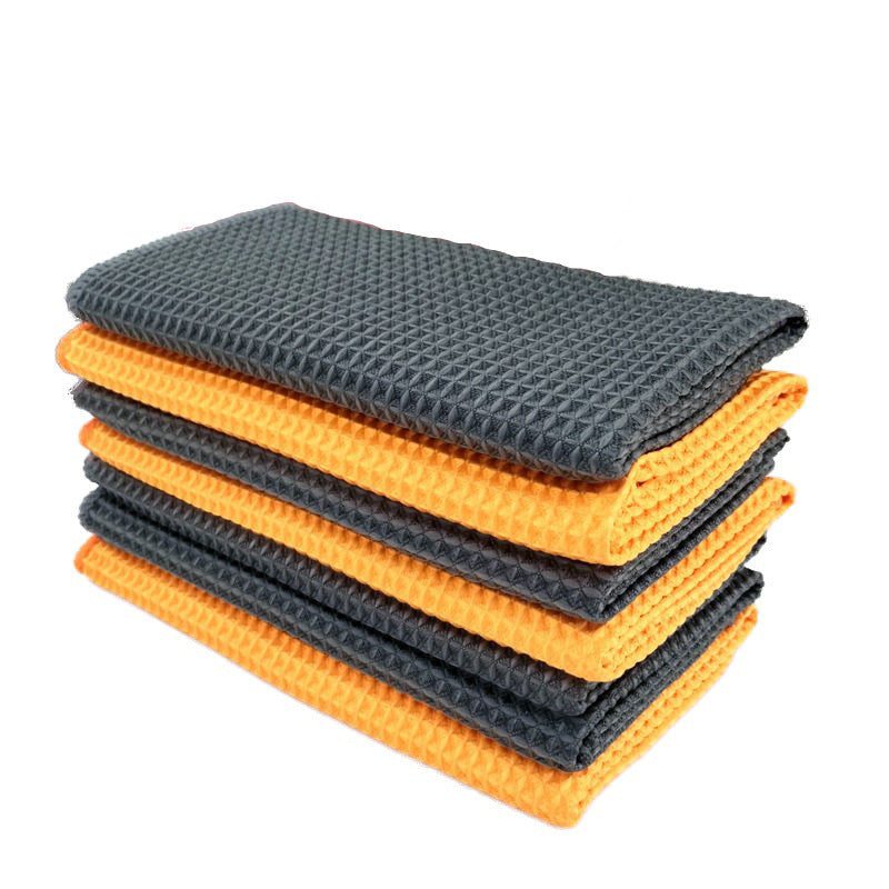 Waffle Weave Car Cleaning Towel