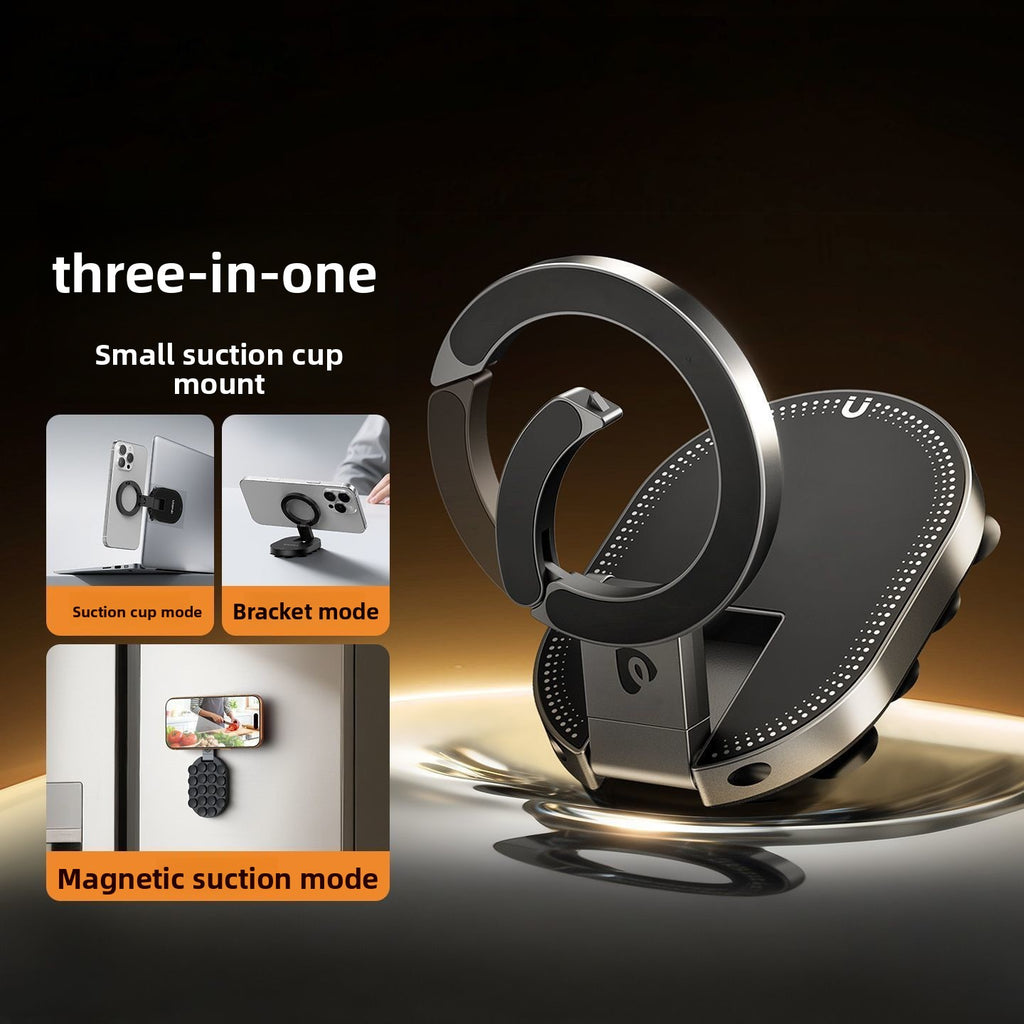 Magnetic carabiner phone holder