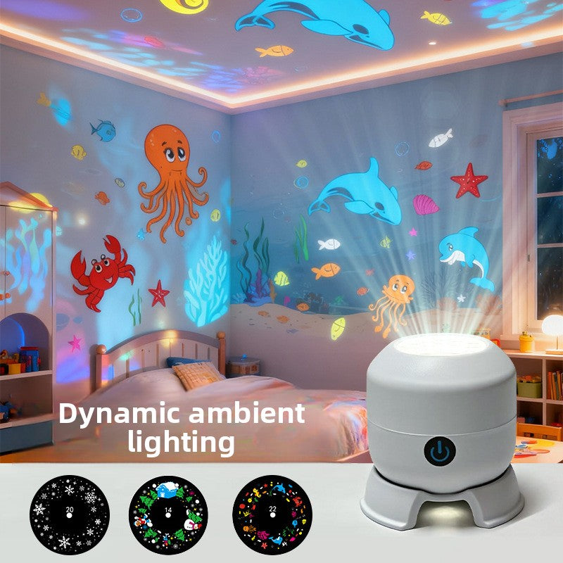 LED Holiday Projector Light with 16 Patterns
