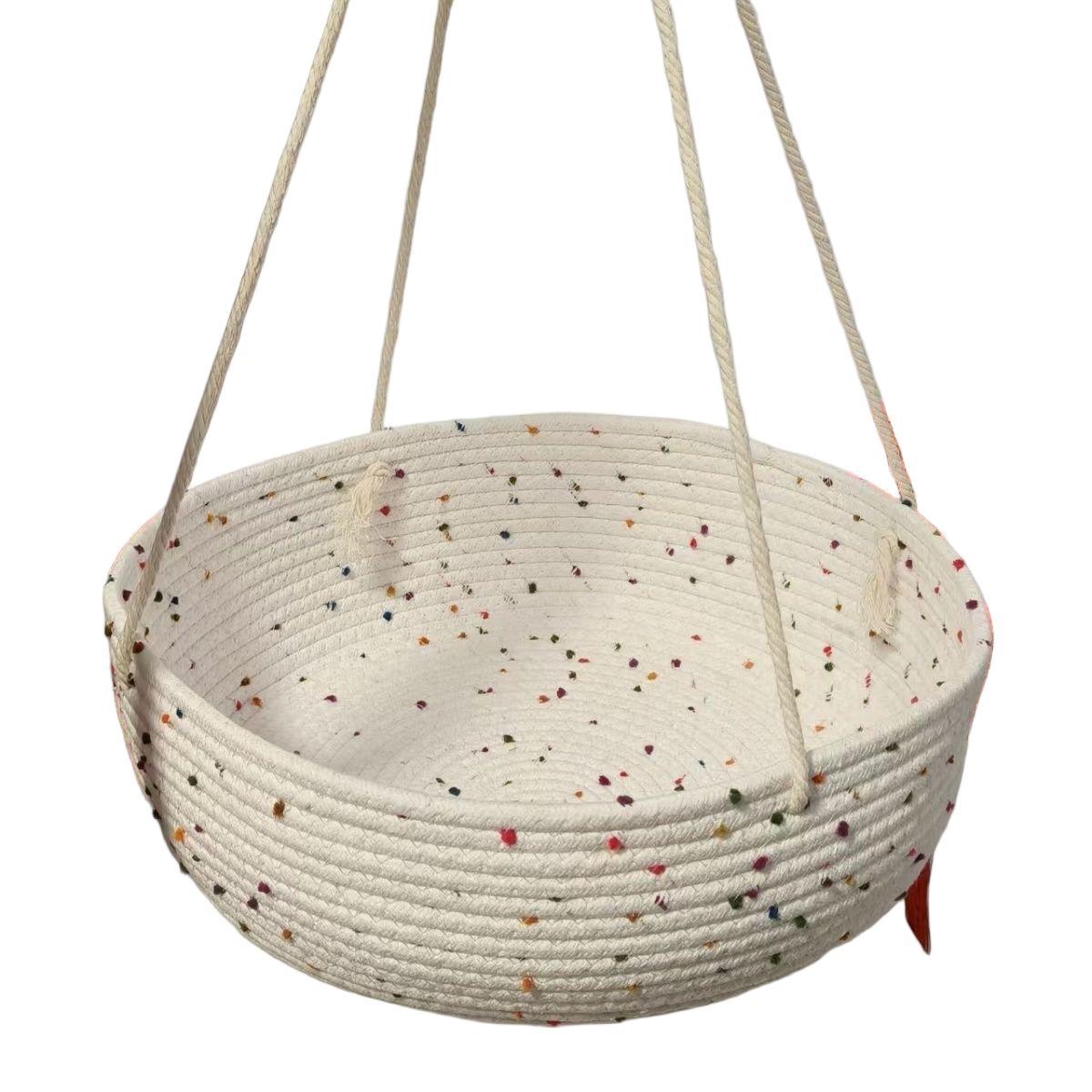 Pure hand woven cat balcony hammock nest hanging swing