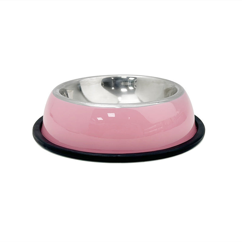 Stainless Steel Anti-Slip Pet Food Bowl
