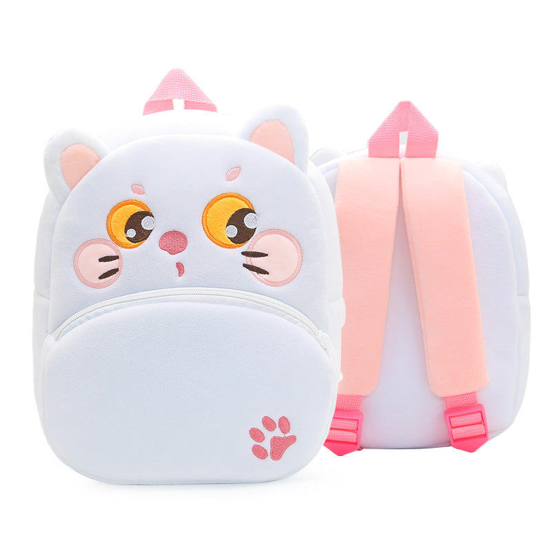 Cartoon Animal Plush Backpack for Kids