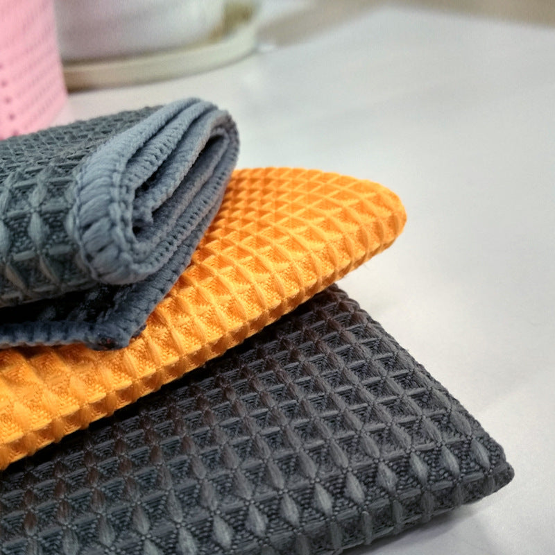 Waffle Weave Car Cleaning Towel