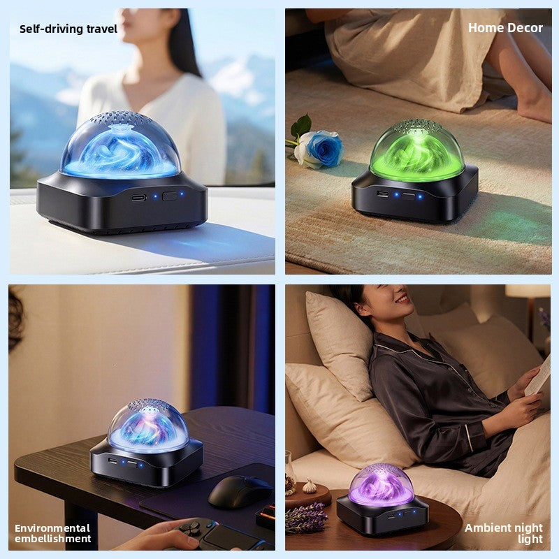 Automatic Mist Car Fragrance Diffuser with LED Lighting