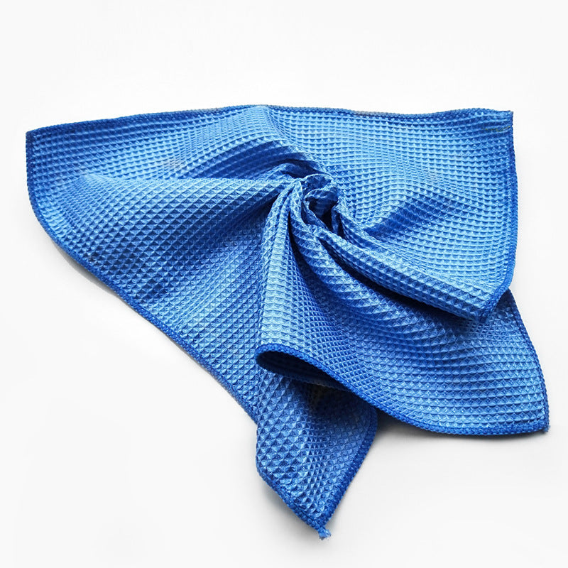 Waffle Weave Car Cleaning Towel
