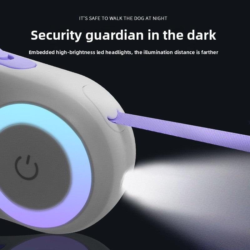 Retractable LED Dog Leash