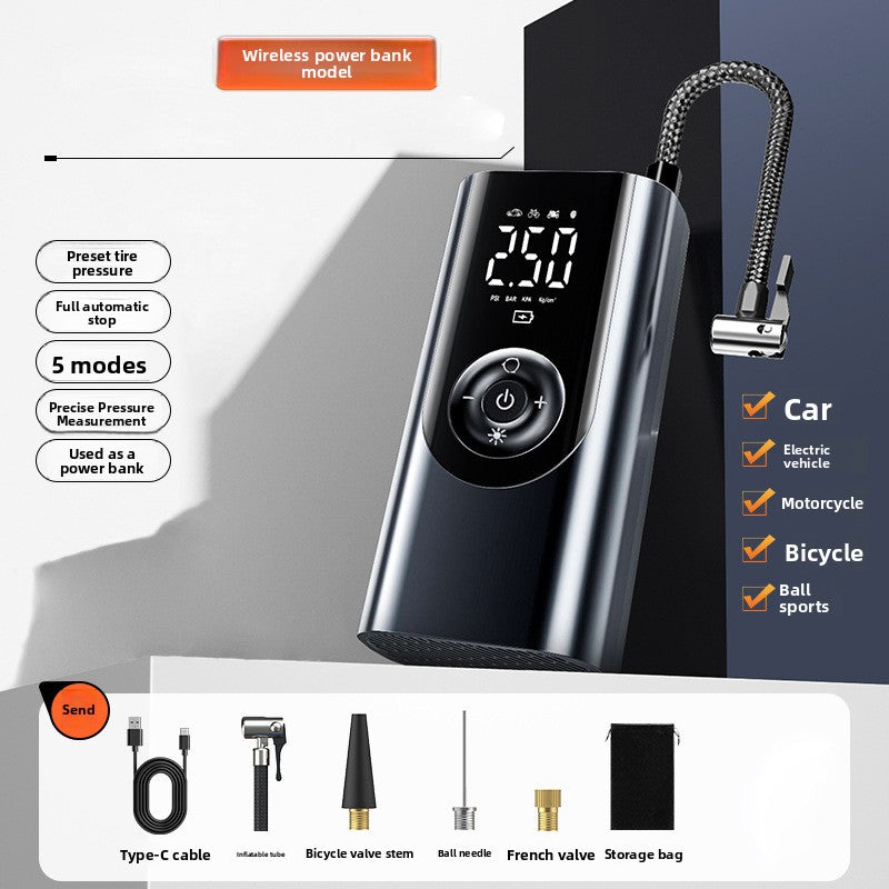 Portable Car Air Pump with Digital Display