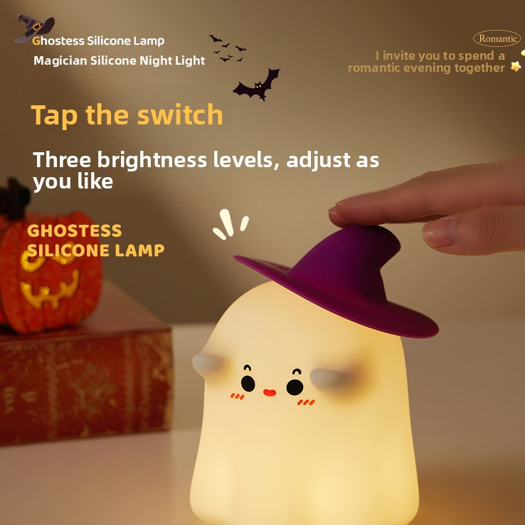 Cartoon Silicone Pumpkin Night Light