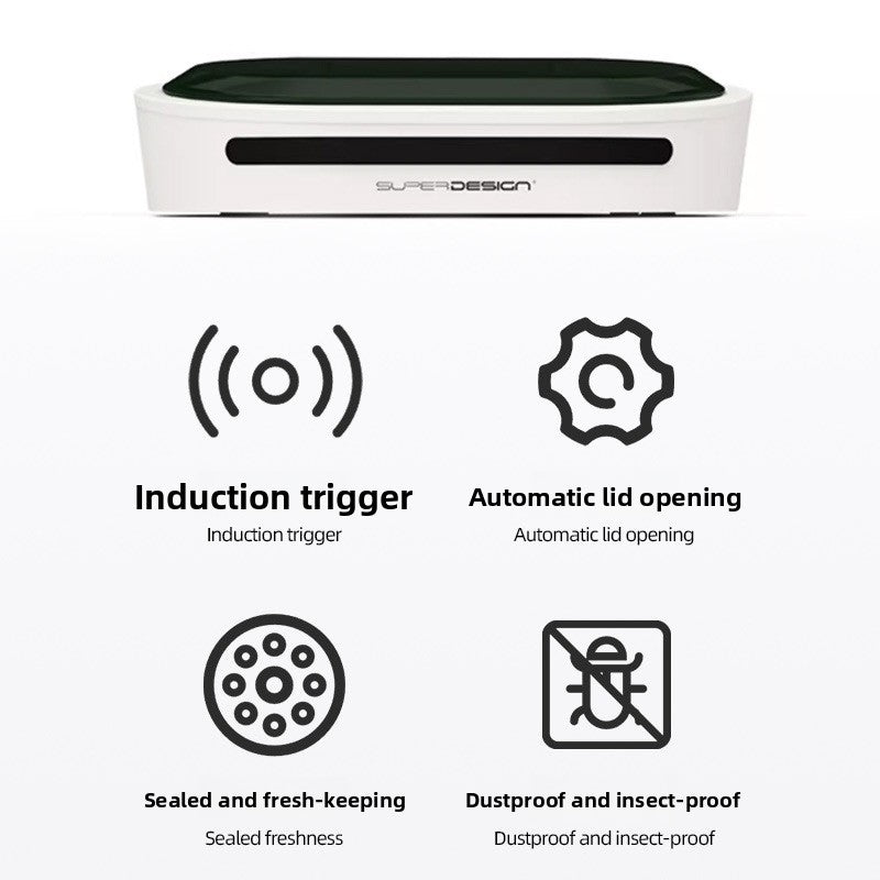 Pet Intelligent Automatic Feeder Cat Food Basin Cat Automatic Induction Cover Opening