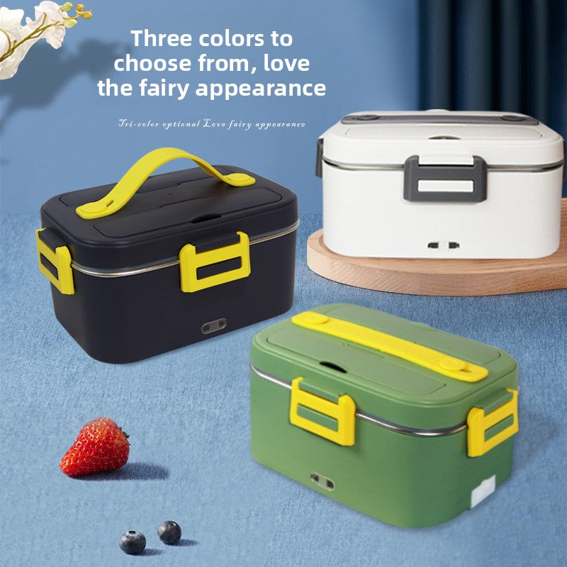 Dual-purpose electric lunch box for home and car