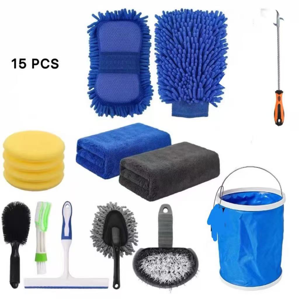 15-Piece Car Wash Cleaning Tool Set