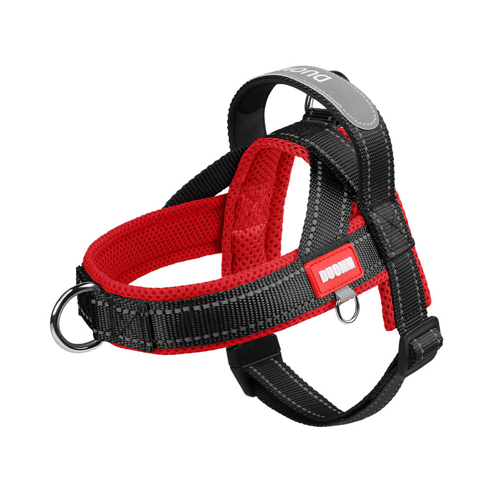 Reflective Adjustable Dog Harness with Leash Option