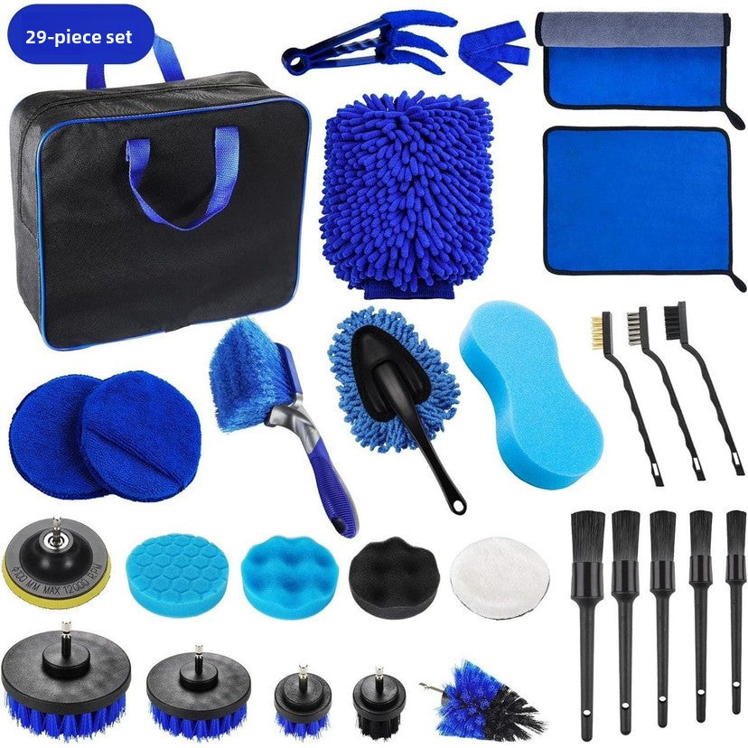 Electric Drill Cleaning Brush Set for Car and Household Surfaces