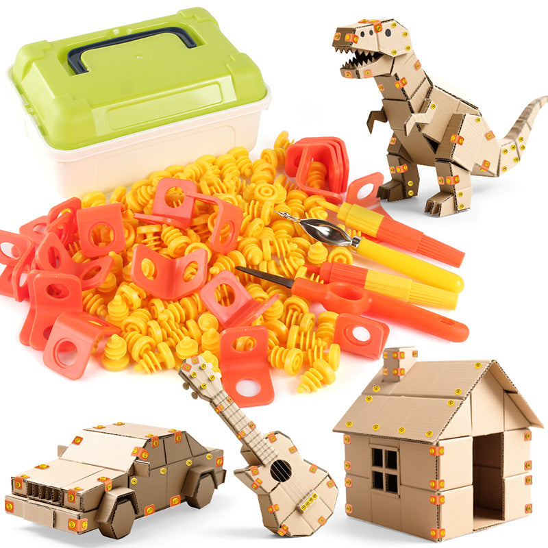 Children assembling nut disassembly and assembly
