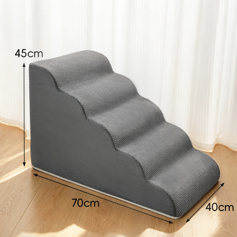 Pet Stairs for Small Dogs and Cats Non-slip Removable Washable Multi-layer Pet Ladder for Bed Sofa