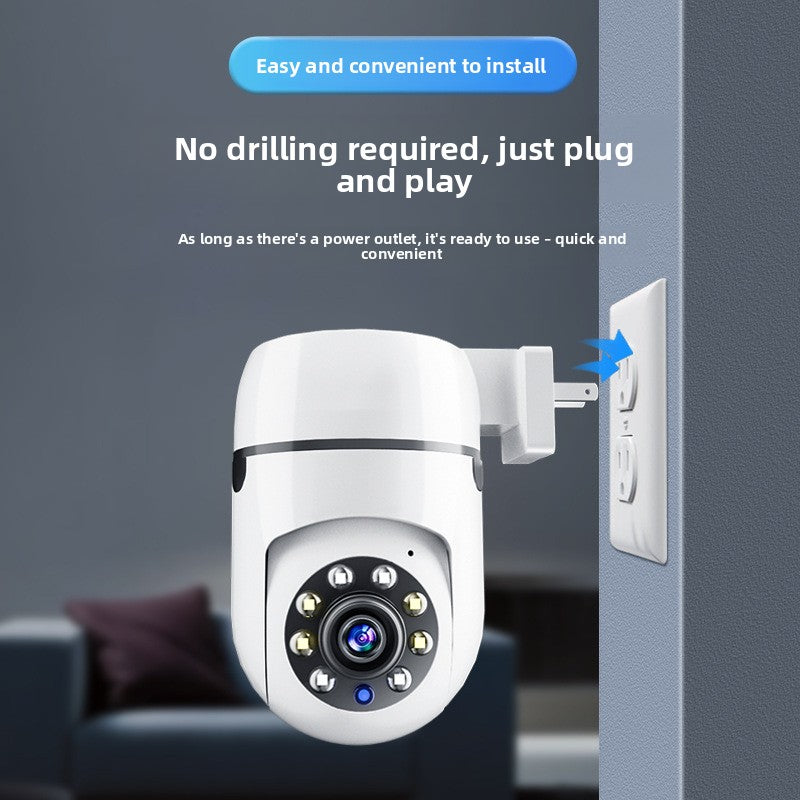 Punch-free indoor surveillance camera
