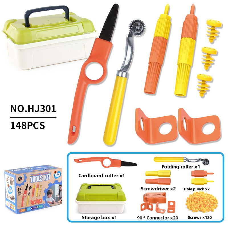 Children assembling nut disassembly and assembly