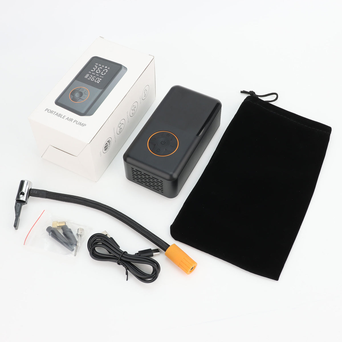 Portable Wireless Air Pump for Car and Bicycle Tires