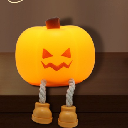 Cartoon Silicone Pumpkin Night Light