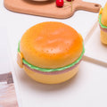 Creative Burger-Shaped Lunch Box for Kids with Fork and Spoon