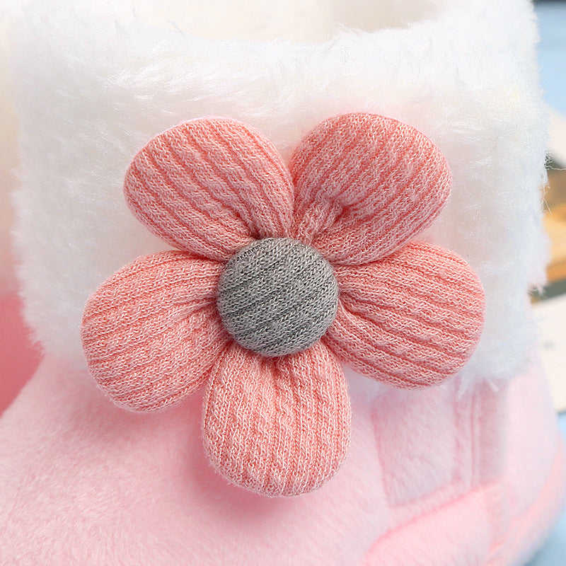 Baby fleece cotton sock shoes