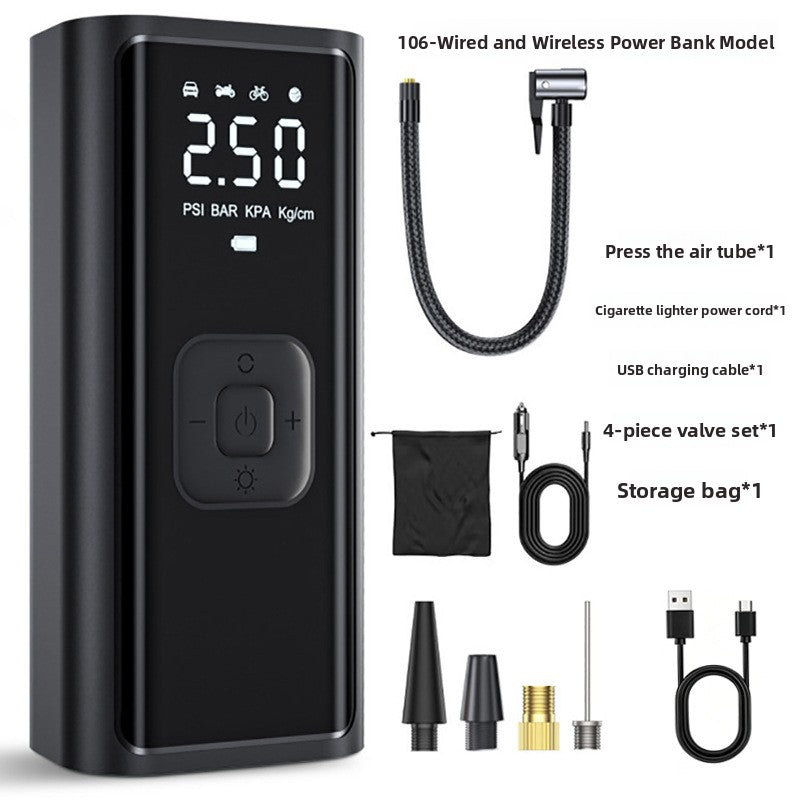 Portable Car Air Pump with Digital Display