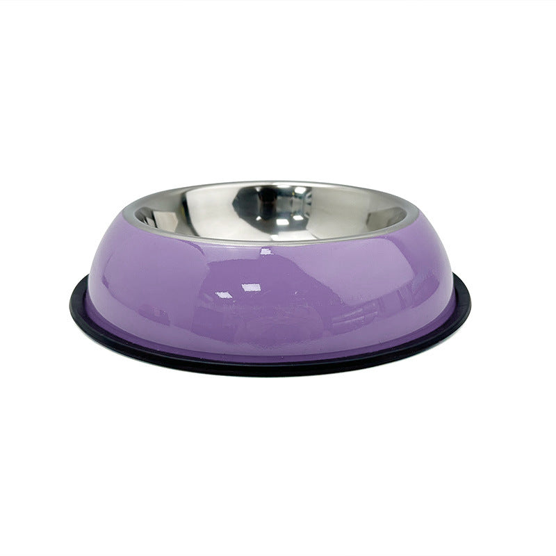 Stainless Steel Anti-Slip Pet Food Bowl