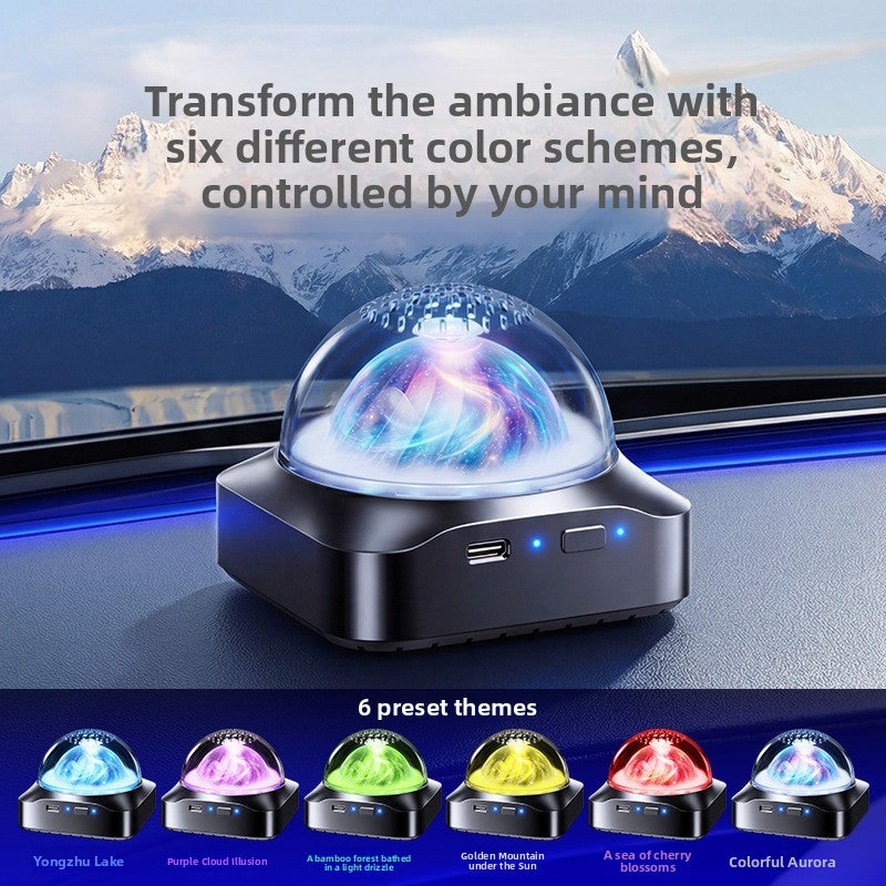 Automatic Mist Car Fragrance Diffuser with LED Lighting