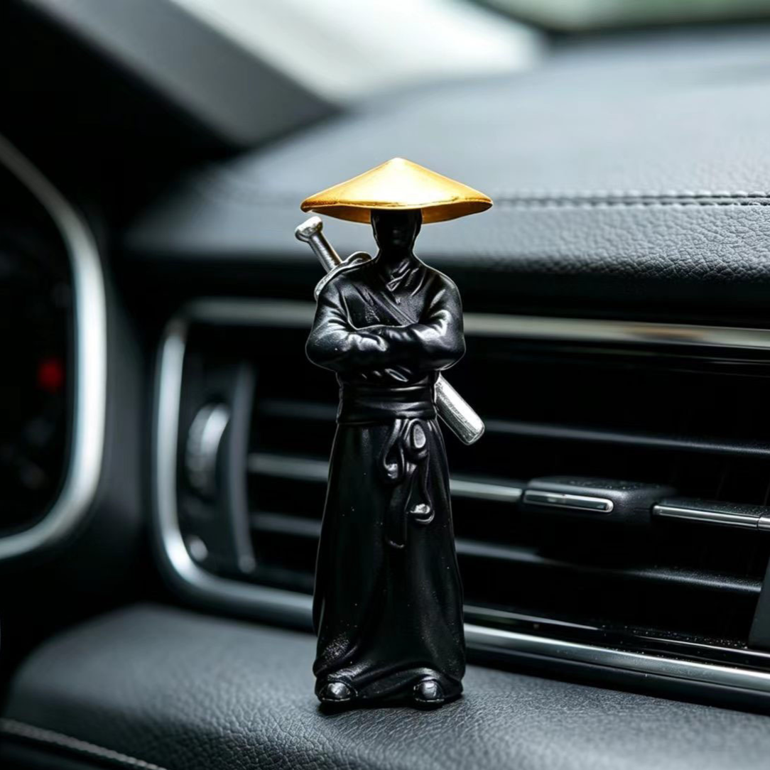 Chinese Warrior Figurine Car Decor