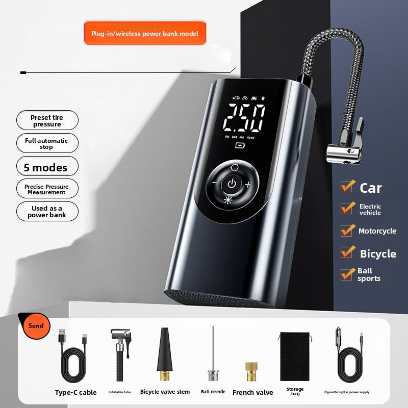 Portable Car Air Pump with Digital Display