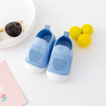 Solid-color baby walking shoes