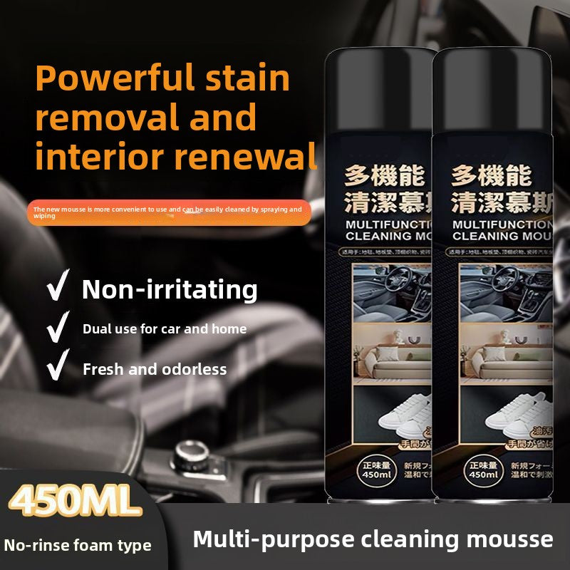 Car interior cleaning agent
