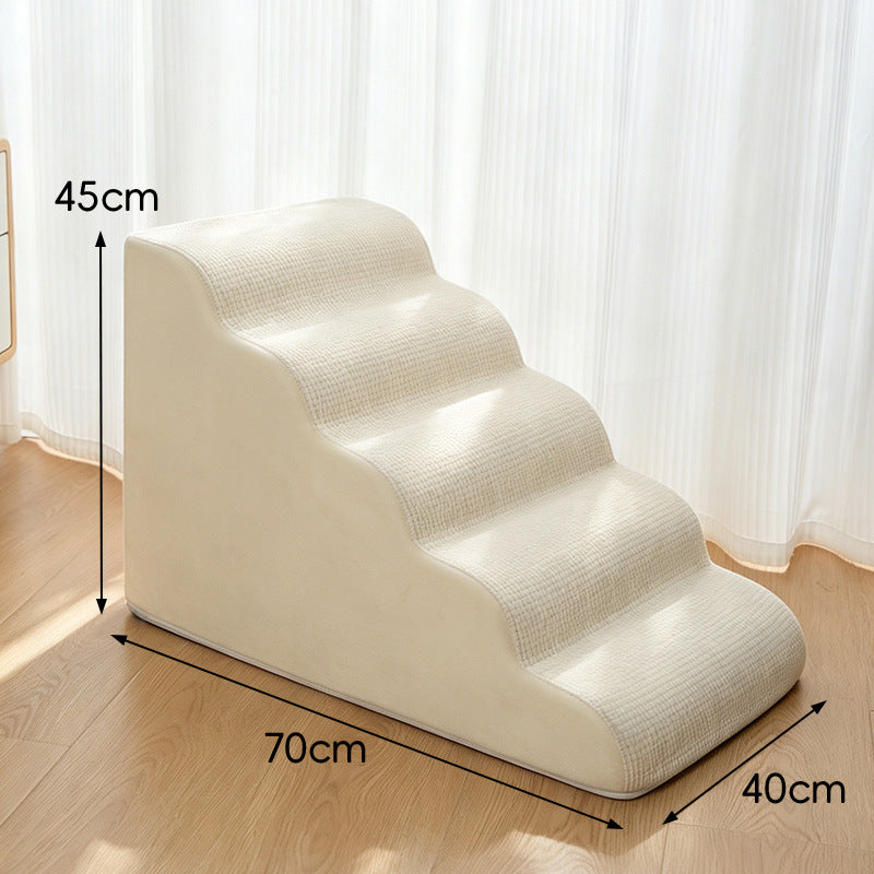 Pet Stairs for Small Dogs and Cats Non-slip Removable Washable Multi-layer Pet Ladder for Bed Sofa
