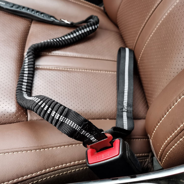 New Pet Dog Car Seat Belt Dog Rope Reflective Explosion-Proof Red Car Medium And Large Dog Leash